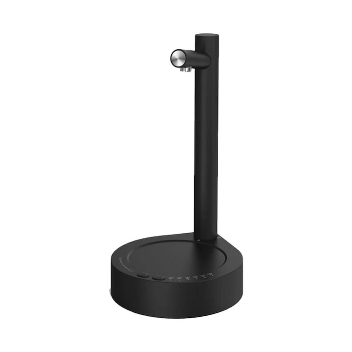 Dozator apa de birou, GelldG, Inox, Incarcare usb, Negru
