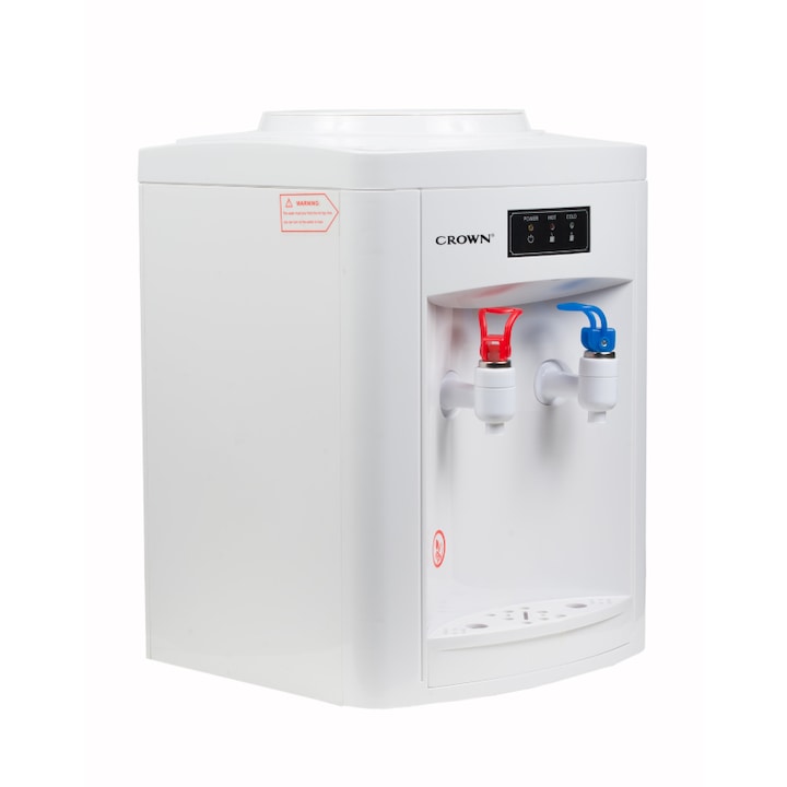 Dozator apa de birou Crown CWD-1905W, racire electronica, alb