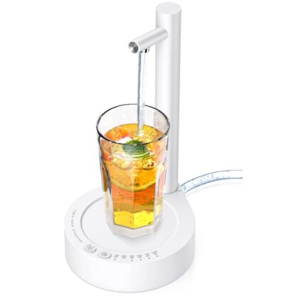 Dozator de apa automat, portabil, design detasabil, multicolor, cu incarcare USB