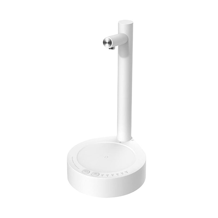 Dozator apa de birou, GelldG, Inox, Incarcare USB, Alb