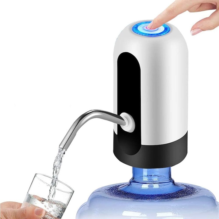 Dozator de apa Cozevdnt, portabil, inox 304, incarcare USB, 14x8cm