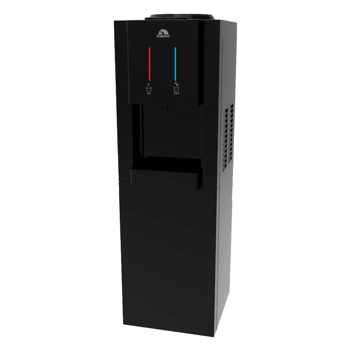 Racitor de apa pentru sticle, Waterfresh, Inox, Negru