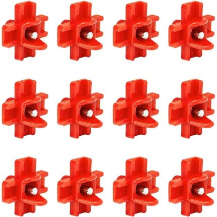 Set 12 duze pasari, Plastic, Rosu