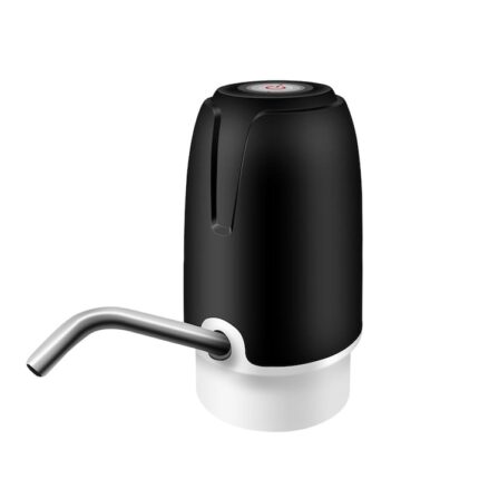 Dozator cu pompa de apa electrica, reincarcabil prin USB, negru/alb