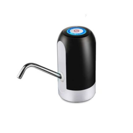 Pompa electrica EDAR® pentru bidon de apa, incarcare usb, silicon alimentar, Alb