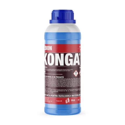 Detergent parfumat puternic pentru fose septice si toalete ecologice, 1L, Konga Toilet Forte, Uz Profesional cu dilutie 1:50