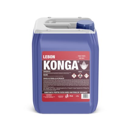 Detergent parfumat puternic pentru fose septice si toalete ecologice, 10L, Konga Toilet Forte, Uz Profesional cu dilutie 1:50