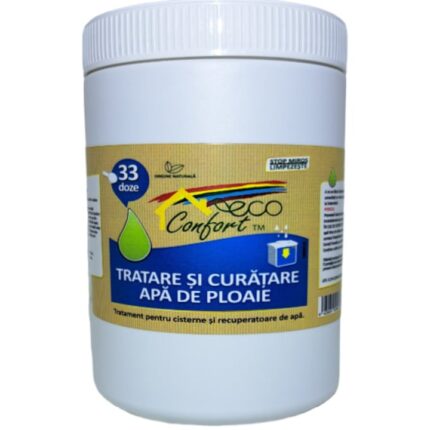 Solutie biologica pentru tratare si curatare apa de ploaie Eco Confort, 1kg