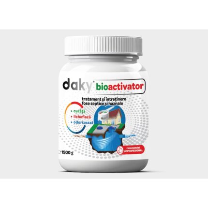 Bioactivator daky® - activator profesional pentru tratament si intretinere fose septice