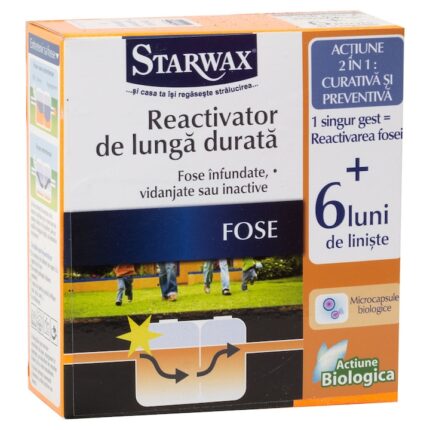 Pulbere reactivare fose septice, tratament termen lung, Starwax