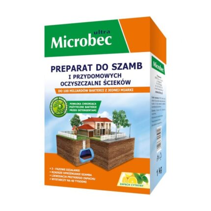 Tratament ape reziduale Microbec Ultra, Bros, Parfum lamaie, 1 kg