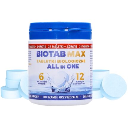 Set 26 tablete biologice pentru fose, Biotab, Alb