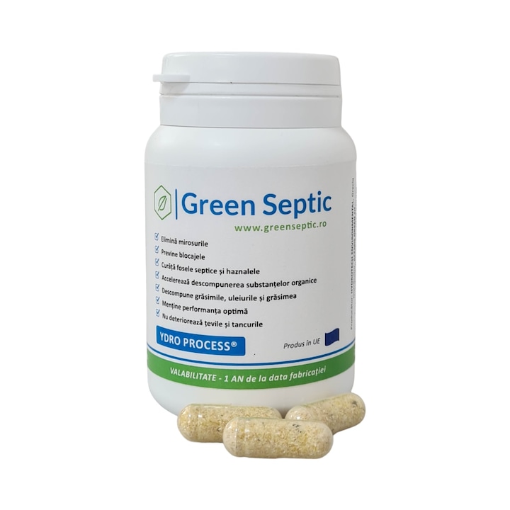 Bioactivator fose septice, Green Septic 250, biofose, 210g