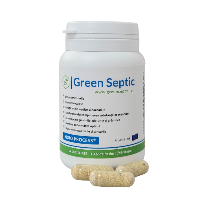 Bioactivator fose septice Green, Septic 500, biofose, 420g