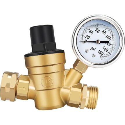 Regulator presiune apa pentru RV, Fara Plumb, cu Filtru, 3/4"