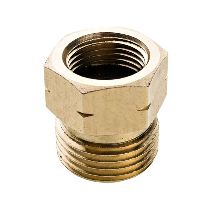Drel Reductor pentru buteliile de gaz, Drel, Alama, G3/8LxW21, Auriu