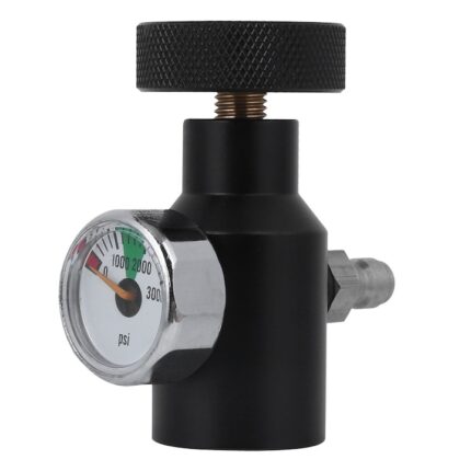 Regulator CO2, Aliaj Aluminiu si Cupru, Negru, 0-3000psi