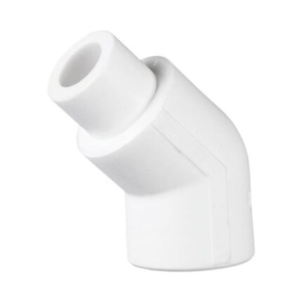 Cot PPR alb interior-exterior, 20 mm, 45 grade