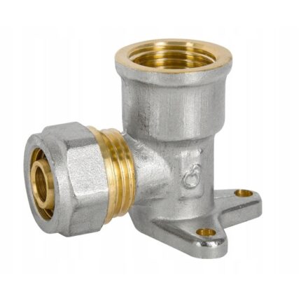 Cot conector cu placa, Diamond, 20 X 1/2", Auriu/Gri