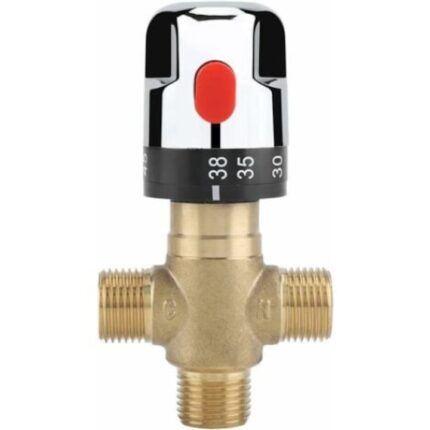 Valva termostatica, QttvbTna, Alama, G1/2", 15mm, 38°C, Multicolor