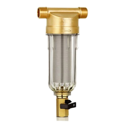 Filtru apa cu autocuratare din alama cu sita inox filet 3/4 si40-60 microni -2mc/h