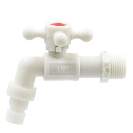 Robinet pentru butoi, Decortrend, Plastic, Alb