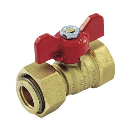 Robinet De Trecere Pentru Apa, Cu Piulita Si Fluture, Filet Interior 1/2”x1/2”