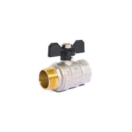 Robinet de trecere cu sfera si fluture RIETTI RACCORDERIA 1/2" FI-FE