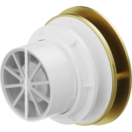 Ventilator de baie, Mexen, 23658, Plastic, Auriu