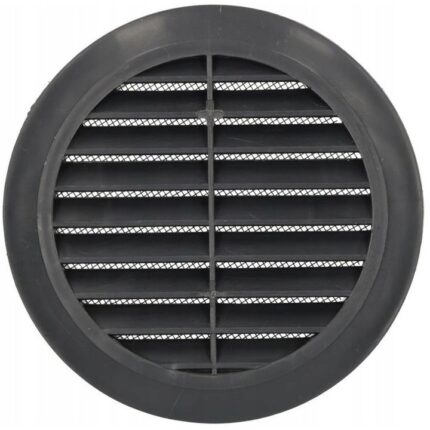 Grila ventilatie cu plasa, Kotarbau, Inox, 100 mm, Gri