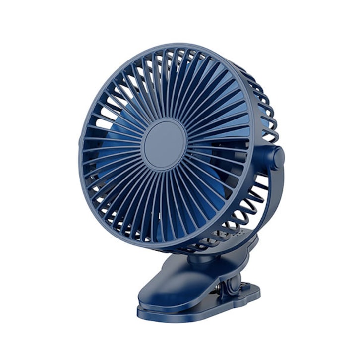 Ventilator portabil mini, racitor de aer manual, aer conditionat, ventilator cu incarcare USB, 3 viteze diferite, 16 x 13 cm - Minifan