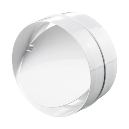 Racord PVC pentru ventilatie, cu clapeta antiretur, D 125 mm