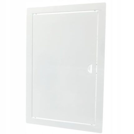 Usa inchidere sistem de ventilatie, Tabla zincata, 40 x 50 cm, Alb