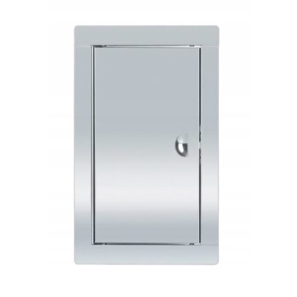 Usa de inspectie sistem de ventilatie, Otel inoxidabil, 30 x 50 cm, Argintiu