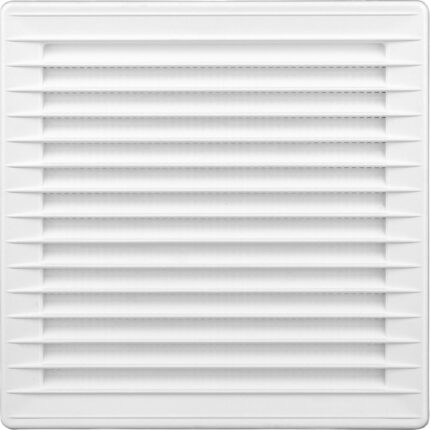Grila ventilatie, Airroxy, 17X17, alb, Ø80-150