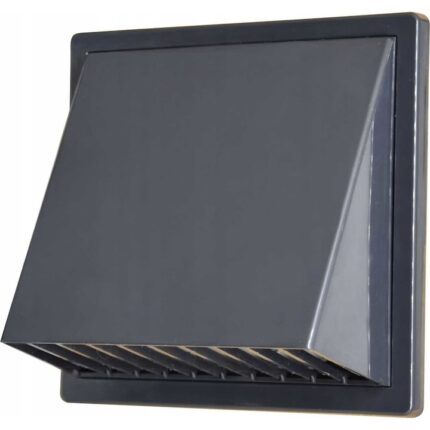 Grila exterioara airRoxy, 17x17cm, Grafit