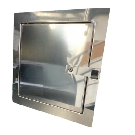 Usita vizitare inox cu zavor Eco 150x200 mm