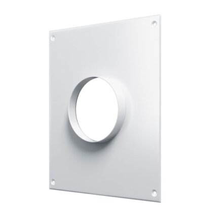 Masca perete metalica cu flansa Ø160, exterior 196х236, Metal