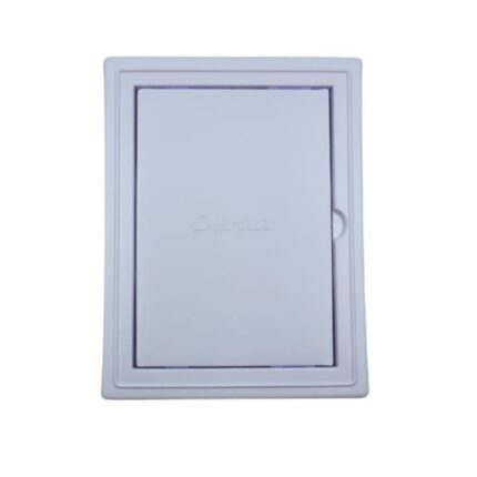 Usita de vizitare Delfin 15 x 15 cm, plastic, alb