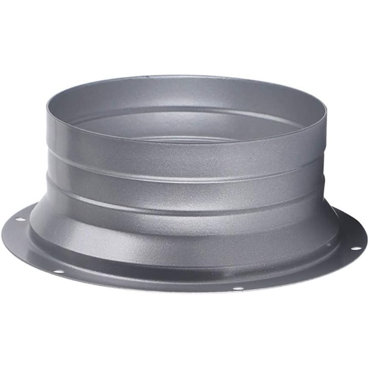 Adaptor pentru conducta ventilatie, Inox, 150 mm, Gri