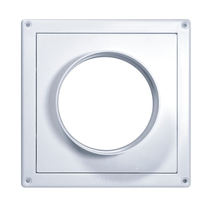 Grila de ventilatie, Awenta, 14 x 14 cm, Alb