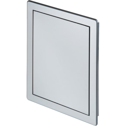 Usa de revizuire, Awenta, Plastic, Gri, Argintiu, Satin, 20x20 cm