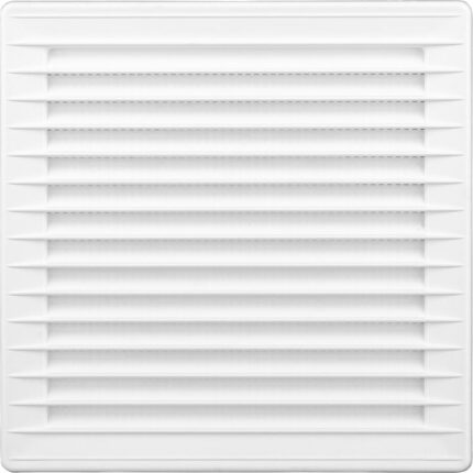 Grila de ventilatie cu plasa, airRoxy, Plastic, Alb
