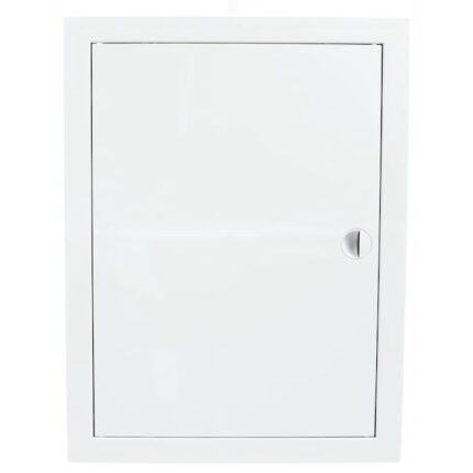 Usa inchidere sistem de ventilatie, Tabla zincata, 15 x 30 cm, Alb