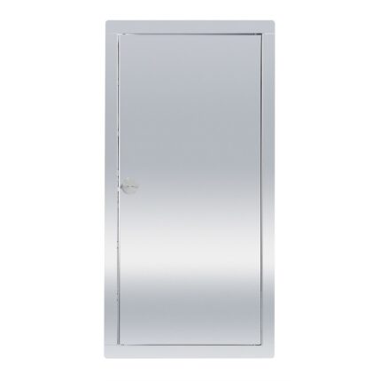 Capac metalic, Pentru usa de inspectie, Metal, 40X80