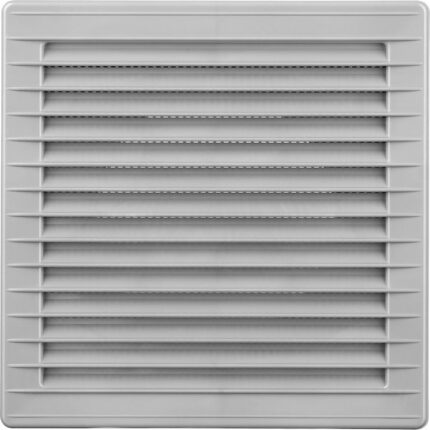 Grila ventilatie, Airroxy, 17X17, plasa, gri, Ø120
