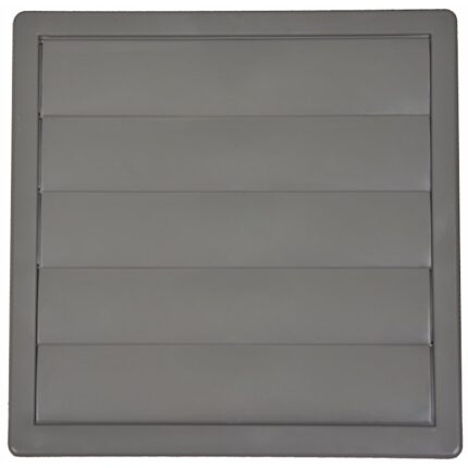 Grila ventilatie, Airroxy, 17X17 Gri, Ø80-150