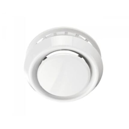 Anemostat cu flansa Vents, 100 mm, culoare alb