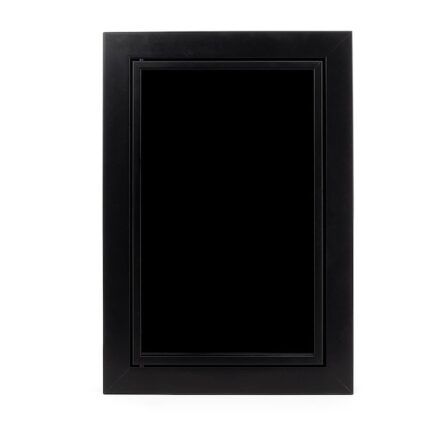 Usa de inspectie, Aluminiu, 200 x 400 mm, Negru