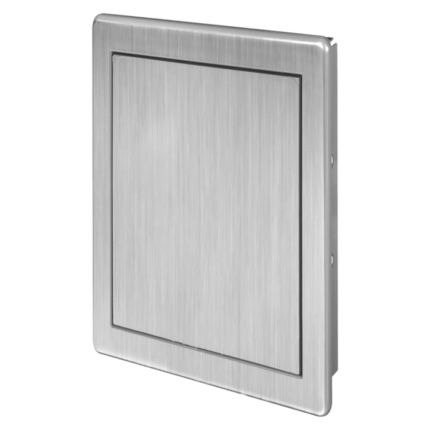 Usa de revizuire, Awenta, Plastic, Gri, Argintiu, Inox, 20x20 cm
